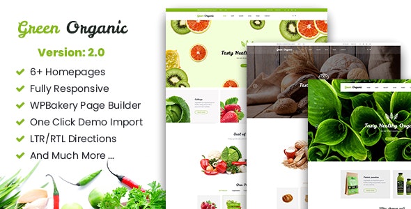 Green Organic v2.23 - Organic Store & Bakery Theme
