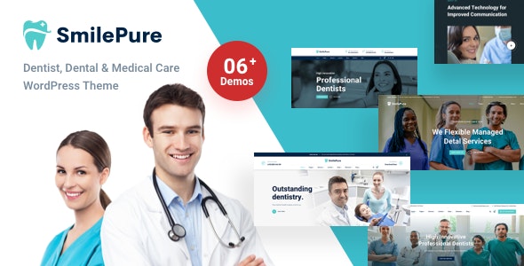SmilePure v1.3.1 - Dental & Medical Care WordPress Theme