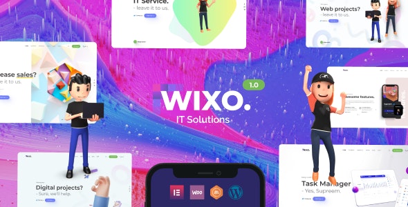 Wixo v1.0.0 - Technology & IT Solutions WordPress Theme