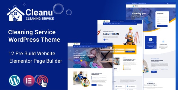 Free Download Cleanu - Cleaning Services WordPress Theme